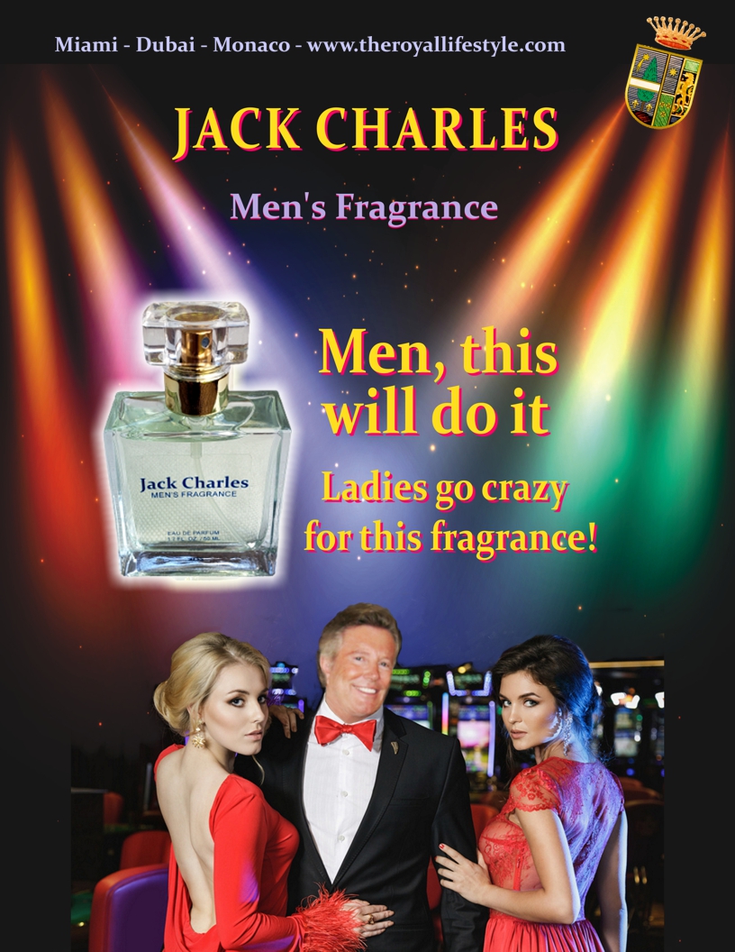jack charles fragrance presentation poster